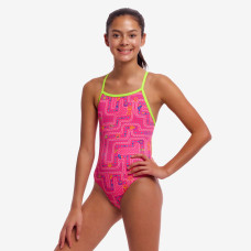 Дитячий спортивний купальник Funkita Girl's Packed Pink (FKS036G7207512) Розмір 12