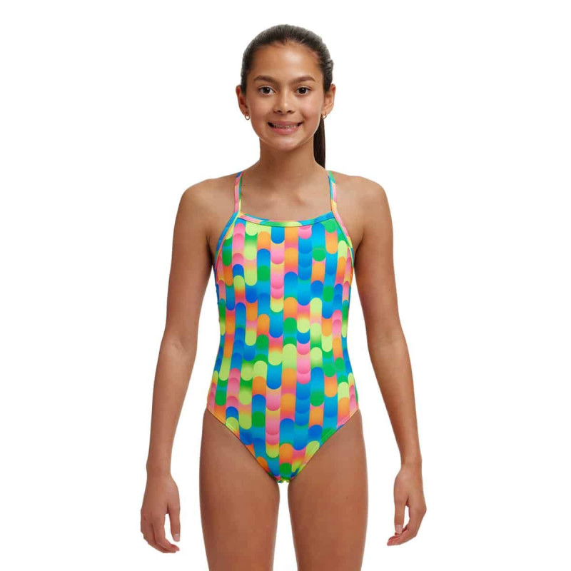 Дитячий спортивний купальник Funkita Girl's Blocked Dotty (FKS036G7180114) Розмір 14