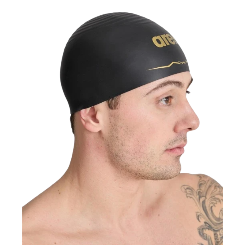 Стартова шапочка для плавання Arena Aquaforce Wave Cap (005371-530) чорна