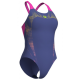 Жіночий купальник Arena SPIDER WEB SWIMSUIT V BACK (007988-890) синій, розмір 38