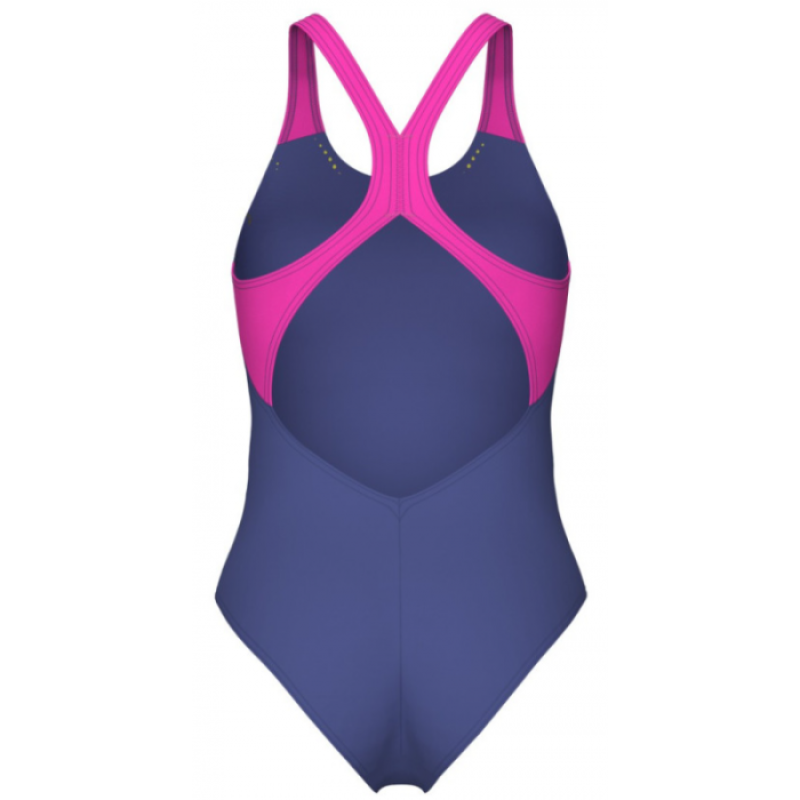 Жіночий купальник Arena SPIDER WEB SWIMSUIT V BACK (007988-890) синій, розмір 38