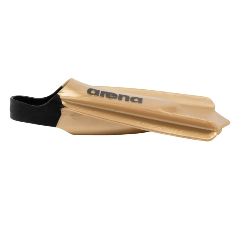 Ласты для плавания короткие с открытой пяткой Arena POWERFIN PRO II (006151-200) золотые, размер 46-47