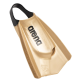 Ласты для плавания короткие с открытой пяткой Arena POWERFIN PRO II (006151-200) золотые, размер 46-47