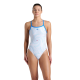 Женский купальник Arena AIRBRUSH SWIMSUIT CHALLENGE BACK (008598-810) размер 38 белый