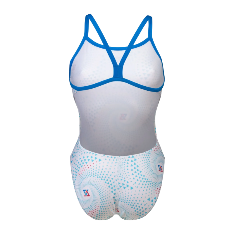 Женский купальник Arena AIRBRUSH SWIMSUIT CHALLENGE BACK (008598-810) размер 38 белый