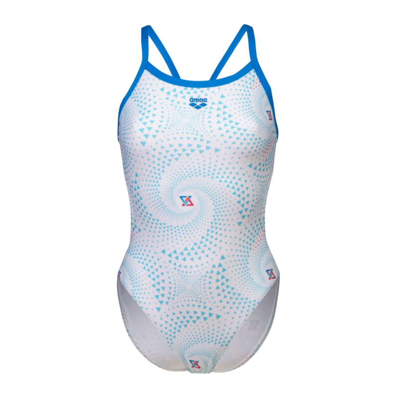 Женский купальник Arena AIRBRUSH SWIMSUIT CHALLENGE BACK (008598-810) размер 38 белый