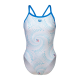 Женский купальник Arena AIRBRUSH SWIMSUIT CHALLENGE BACK (008598-810) размер 38 белый