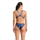 Жіночий купальник Arena Rockin Swimsuit Swim Tech (008159-889) розмір 38 синій