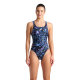 Жіночий купальник Arena Rockin Swimsuit Swim Tech (008159-889) розмір 38 синій