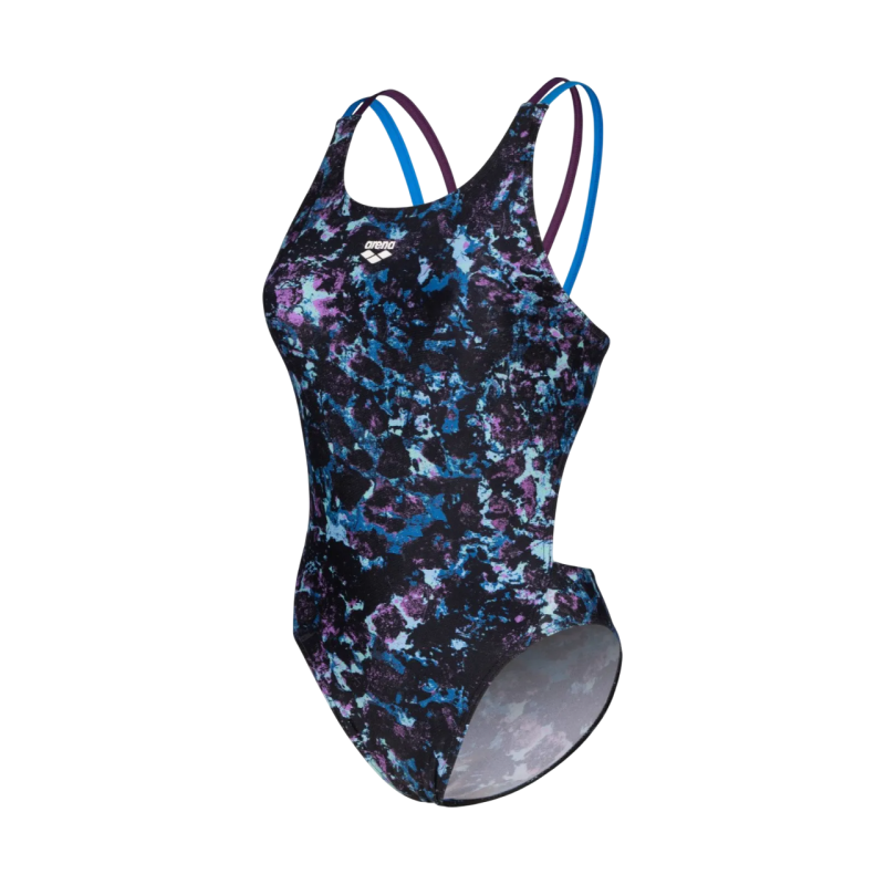 Жіночий купальник Arena Rockin Swimsuit Swim Tech (008159-889) розмір 40 синій