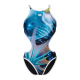 Жіночий купальник Arena ONE PRINT SWIMSUIT TECH BACK (008835-150) розмір 38 синій
