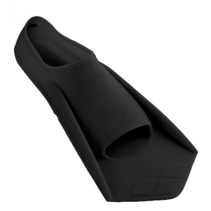 Короткие ласти для плавания с закрытой пяткой Arena POWERFIN (95218-051) размер 39-40, черные