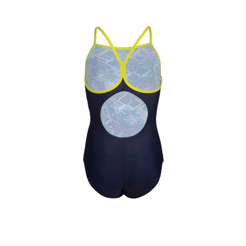 Дитячій купальник Arena Girl's Daly Swimsuit Light Drop Back (003294-903) синій розмір 10-11 років