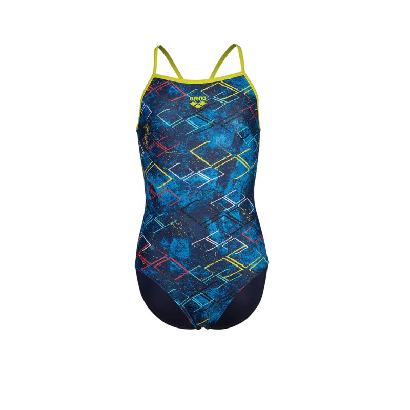 Дитячій купальник Arena Girl's Daly Swimsuit Light Drop Back (003294-903) синій розмір 10-11 років