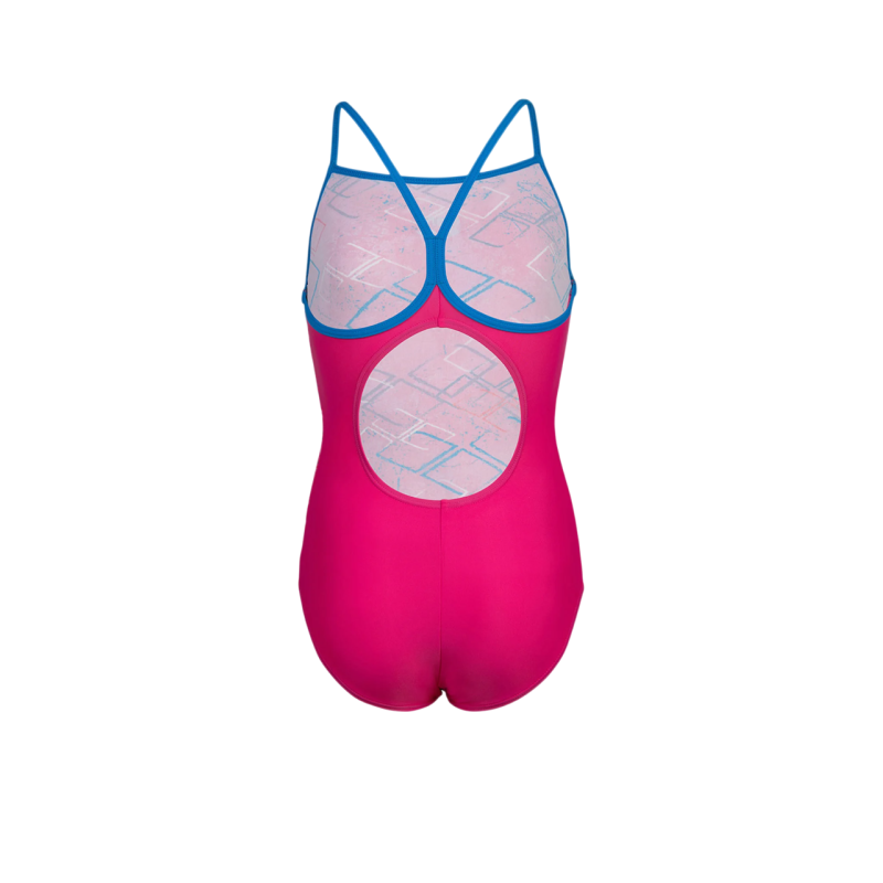 Детский купальник Arena Girl's Daly Swimsuit Light Drop Back (003294-980) розовый размер 10-11 лет