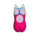 Детский купальник Arena Girl's Daly Swimsuit Light Drop Back (003294-980) розовый размер 10-11 лет