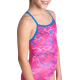Детский купальник Arena Girl's Daly Swimsuit Light Drop Back (003294-980) розовый размер 10-11 лет
