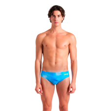 Чоловічі плавки Arena Swim Briefs Allover (010024-707) розмір 80 голубі