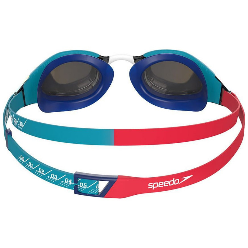 Окуляри для плавання змагальні Speedo Fastskin Hyper Elite Mirror (8-1282116836) зелений червоний