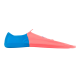 Короткі ласти для плавання із закритою п'ятою SPEEDO TRAINING FIN ORANGE-BLUE (8-08841F960) розмір 39-41