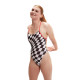 Жіночий купальник Speedo Allover Digital Tie Back Swimsuit (8-1284116620) розмір 32 білий