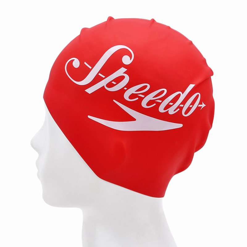 Шапочка для плавания SPEEDO Slogan Silicone Swim Cap (8-0838514614) красная