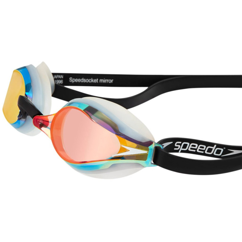 Очки для плавания Speedo Fastskin Speedsocket 2 (8-10897B586) черно-белые, зеркальные