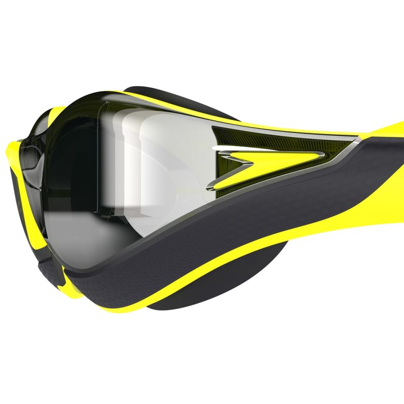Окуляри для плавання змагальні Speedo FASTSKIN PURE FOCUS GOG mirror AU (8-1177817218) жовті, дзеркальні