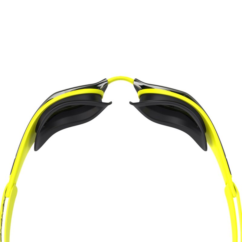 Окуляри для плавання змагальні Speedo FASTSKIN PURE FOCUS GOG mirror AU (8-1177817218) жовті, дзеркальні
