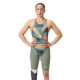 Стартовый женский гидрак для плавания Speedo Womens Fastskin LZR Pure Valor 2.0 Openback Kneeskin с открытой спиной (8-15859H786) зеленый размер 25