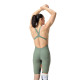 Стартовый женский гидрак для плавания Speedo Womens Fastskin LZR Pure Valor 2.0 Openback Kneeskin с открытой спиной (8-15859H786) зеленый размер 25