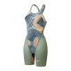 Стартовый женский гидрак для плавания Speedo Womens Fastskin LZR Pure Valor 2.0 Openback Kneeskin с открытой спиной (8-15859H786) зеленый размер 25