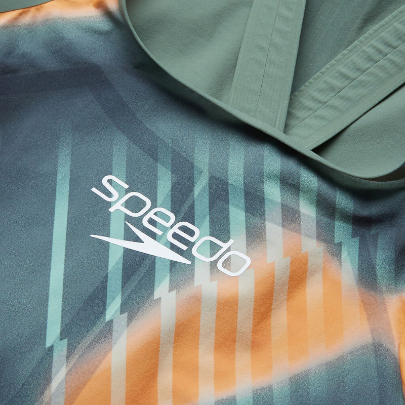 Стартовый женский гидрак для плавания Speedo Womens Fastskin LZR Pure Valor 2.0 Openback Kneeskin с открытой спиной (8-15859H786) зеленый размер 26