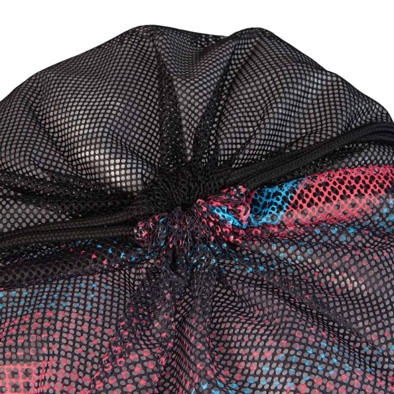 Сумка сітка для плавательного інвентарю Speedo PRINTED MESH BAG (8-1281317637) чорна 35 літрів