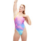 Женский купальник Speedo Womens Allover Digital Tie Back Swimsuit (8-1284116631) размер 34 цветной