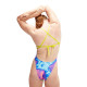 Женский купальник Speedo Womens Allover Digital Tie Back Swimsuit (8-1284116631) размер 34 цветной