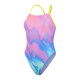 Женский купальник Speedo Womens Allover Digital Tie Back Swimsuit (8-1284116631) размер 34 цветной