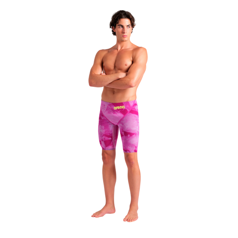 Мужские стартовые шорты Arena Arena POWERSKIN CARBON GLIDE LE JAMMER (006314-150) розовые размер 70