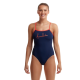 Жіночий купальник Funkita One Piece Single Strap Ocean Fire (FS15L02324) синій розмір 14