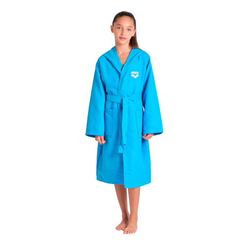 Дитячій халат з мікрофібри унісекс Arena ZEAL JUNIOR ROBE (009042-810) 14-15 років блакитний