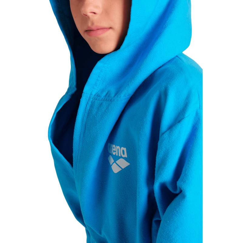 Дитячій халат з мікрофібри унісекс Arena ZEAL JUNIOR ROBE (009042-810) 14-15 років блакитний
