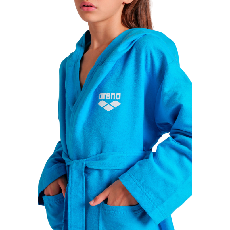 Дитячій халат з мікрофібри унісекс Arena ZEAL JUNIOR ROBE (009042-810) 14-15 років блакитний