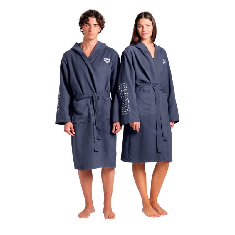 Халат з мікрофібри Arena Zeal Robe (009032-710) розмір L, темно-синій 