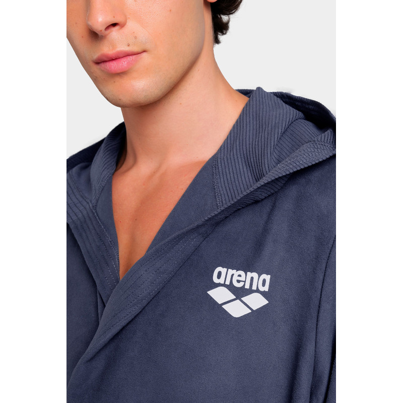 Халат з мікрофібри Arena Zeal Robe (009032-710) розмір S, темно-синій 