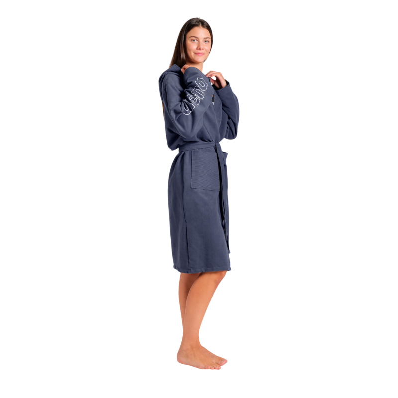 Халат з мікрофібри Arena Zeal Robe (009032-710) розмір XL, темно-синій 