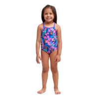 Дитячий купальник для плавання Funkita Toddler Girl's Printed One Piece Birds Gone Wild (FKS022G7188106) на 6 років блакитний