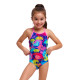 Дитячий купальник для плавання Funkita Toddler Girl's Printed One Piece Sting Stung (FKS022G7206505) на 5 років синій  