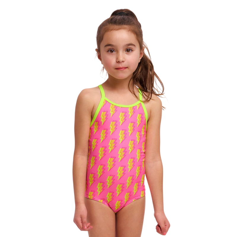 Дитячий купальник для плавання Funkita Toddler Girl's Printed One Piece Stunner (FKS022G72085) на 6 років рожевий
