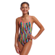 Дитячий купальник Funkita Girl's Single Strap One Piece Curl Curl (FKS030G72182) розмір 12 рожевий