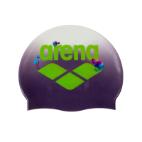Шапочка для плавания Arena HD CAP (005572-247) фиолетовая с хамелеоном